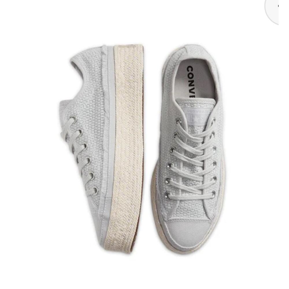 Converse Summer Getaway Chuck‎ Taylor all star espadrille sneakers platform 7.5